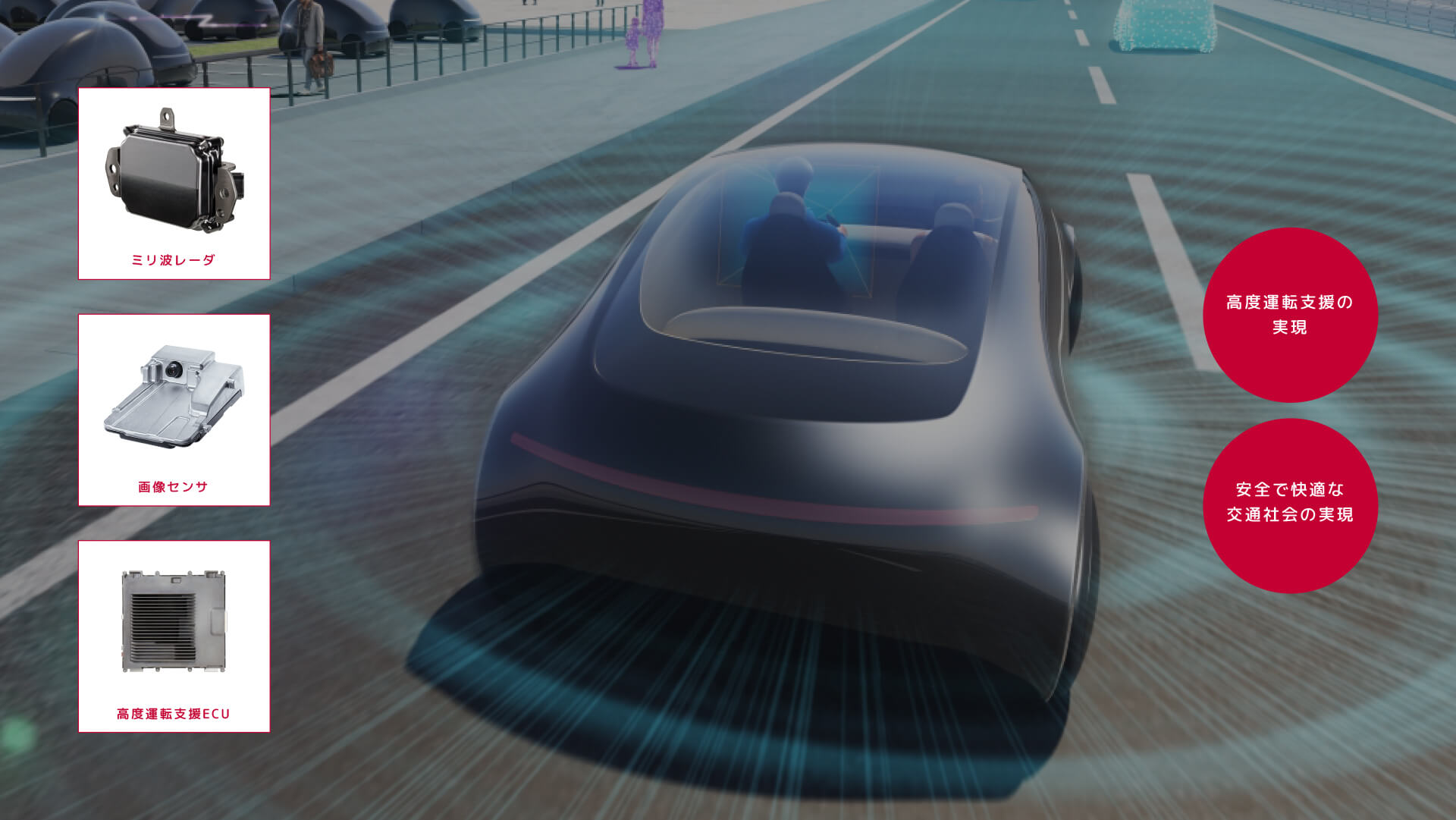 ADVANCED SAFETY / ADVANCED DRIVING SUPPORTのイメージ