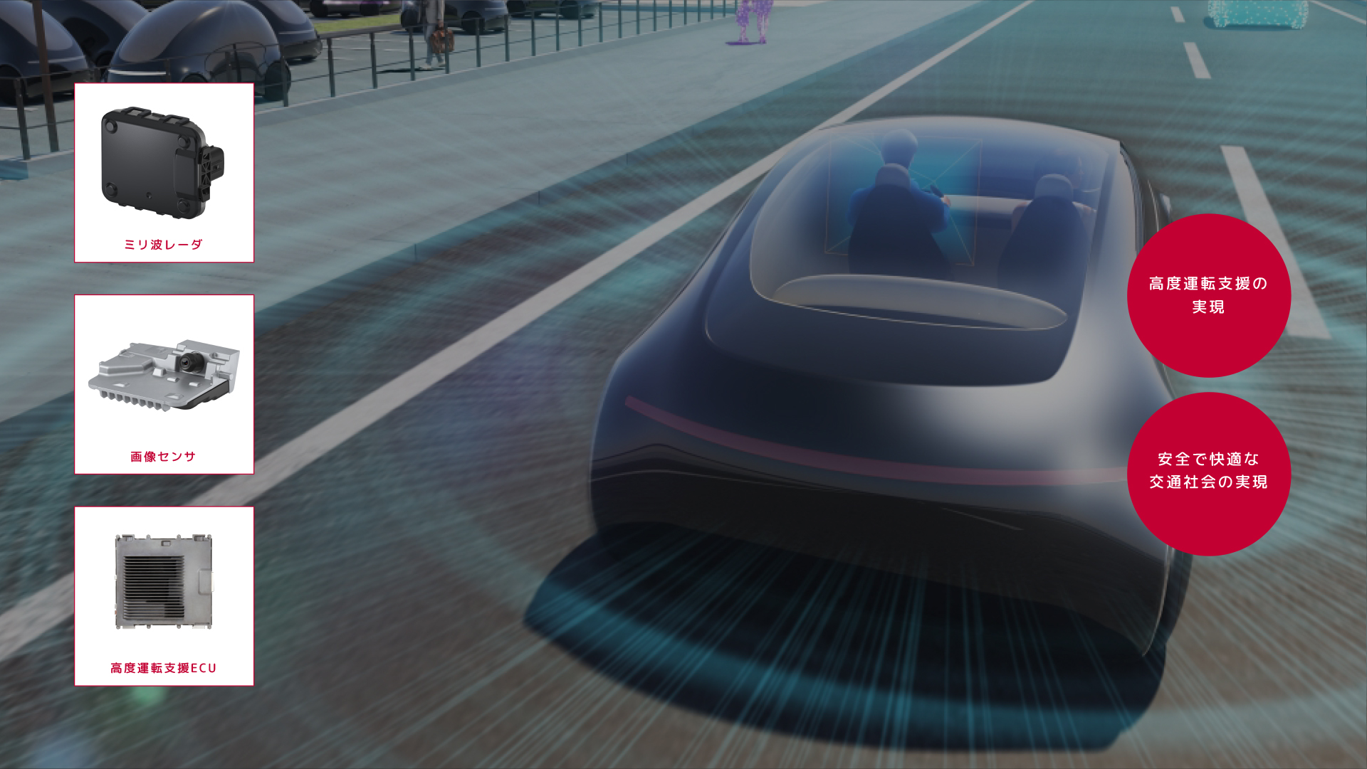 ADVANCED SAFETY / ADVANCED DRIVING SUPPORTのイメージ